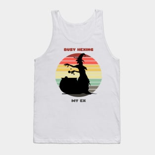 Sunset Witch / Busy Hexing My Ex Tank Top